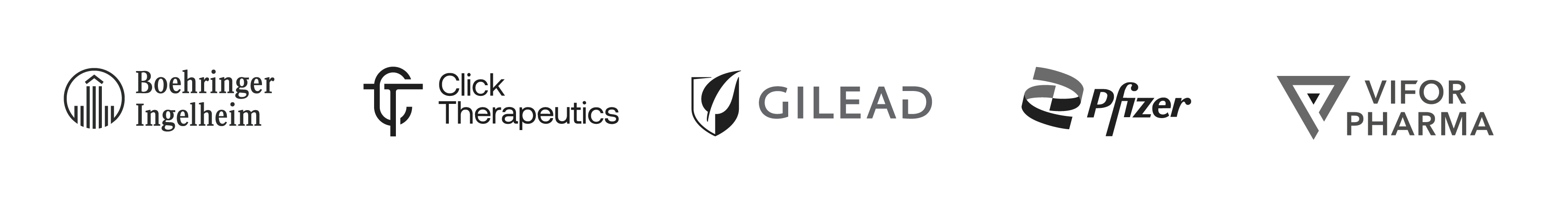 Boehringer Ingelheim, Click Therapeutics, Gilead, Pfizer, Vifor Boehringer Ingelheim, Click Therapeutics, Gilead, Pfizer, Vifor